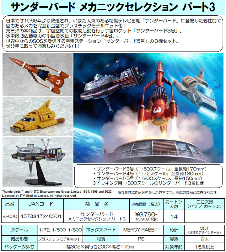 サンダーバード メカニックセレクション パート3