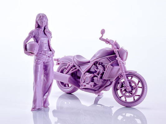 PLAMAX MF-101 Rider's portrait Honda Rebel 1100 ラベンダー