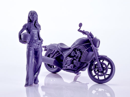 PLAMAX MF-101 Rider's portrait Honda Rebel 1100 ネイビー
