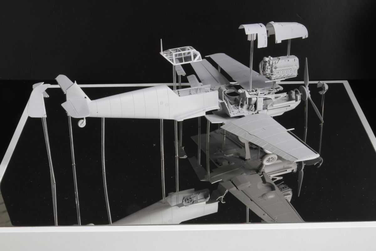★【オリジナル特典付き】1/48 WW.II ドイツ軍 メッサーシュミットBf109 E-4
