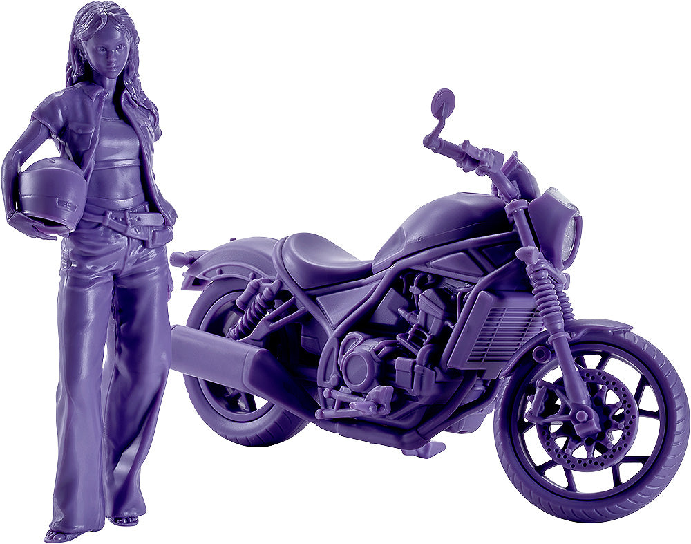 PLAMAX MF-101 Rider's portrait Honda Rebel 1100 ネイビー