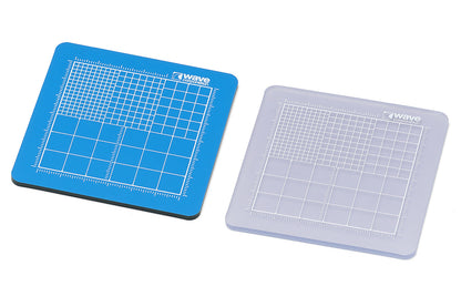 HT-106 カッティングマット mini 2枚組（ブルー＆半透明）