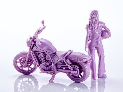 PLAMAX MF-101 Rider's portrait Honda Rebel 1100 ラベンダー