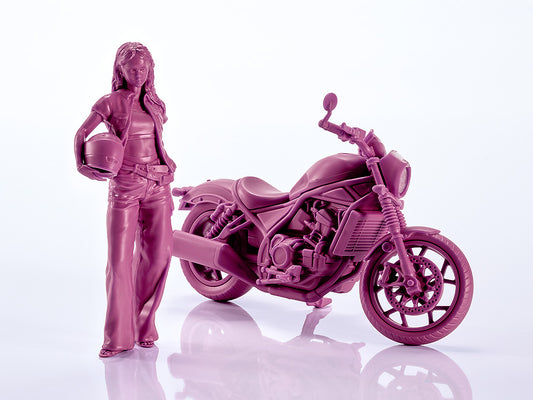 PLAMAX MF-101 Rider's portrait Honda Rebel 1100 ワインレッド