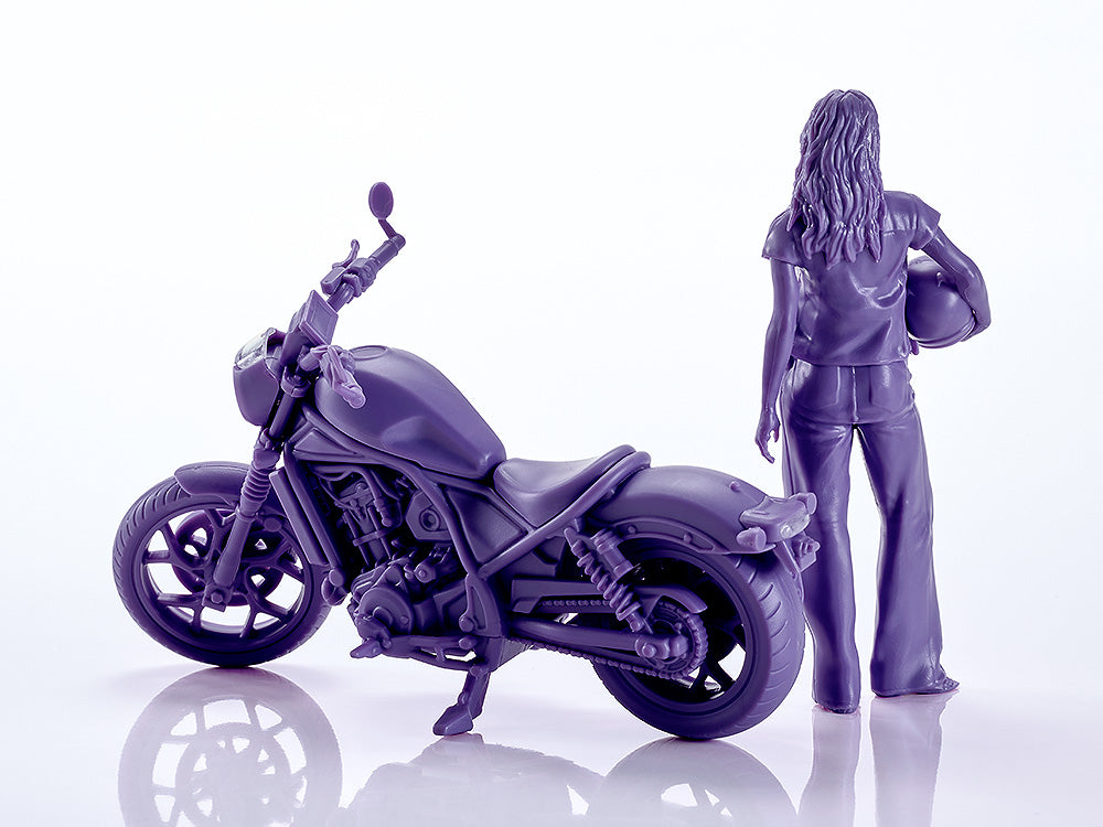 PLAMAX MF-101 Rider's portrait Honda Rebel 1100 ネイビー