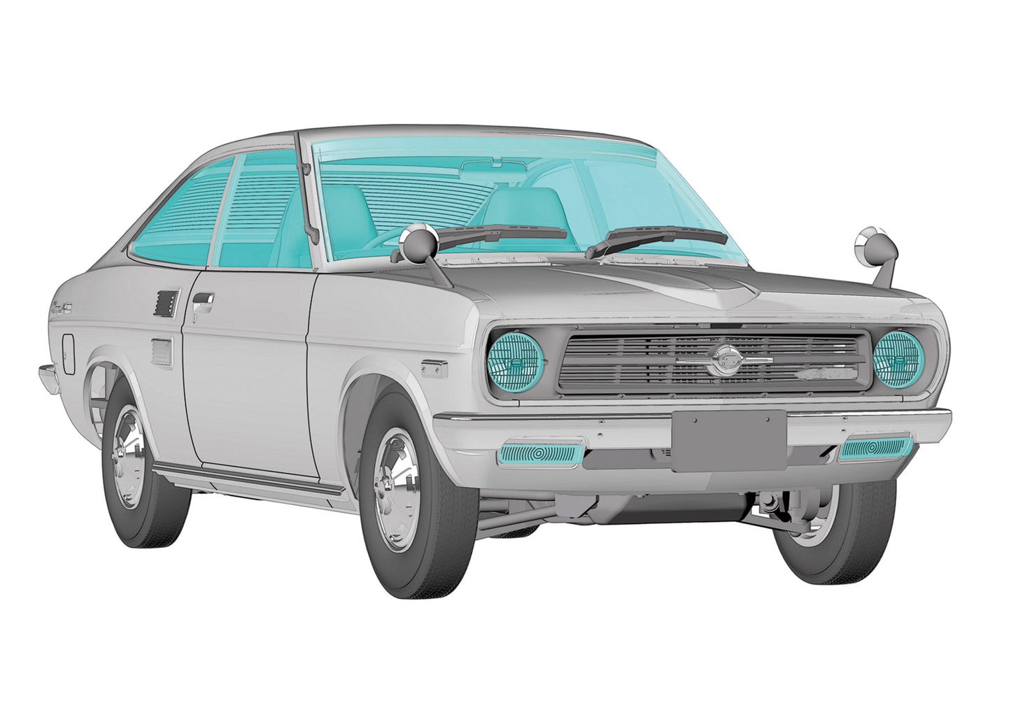 ニッサン サニークーペ (B110) 後期型 GX5 (1972)