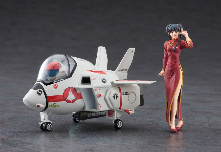 リン・ミンメイ(ﾁｬｲﾅﾄﾞﾚｽ) w/VF-1J ﾊﾞﾙｷﾘｰ (たまごひこーき)