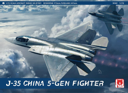 1/72 中国空軍 J-35A + 中国海軍 J-35 ステルス戦闘機ツインパック