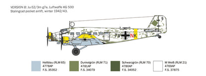 1/72 WW.II ドイツ軍 ユンカース Ju-52/3m 輸送機
