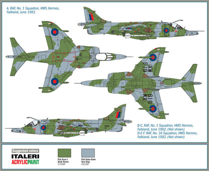 1/72 イギリス海軍 ハリアー GR.3 フォークランド