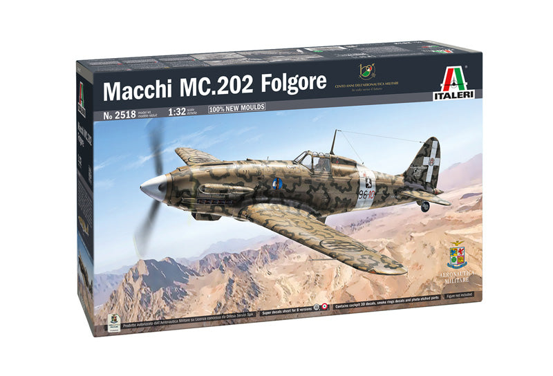 1/32 WW.II イタリア空軍 マッキ MC.202 フォルゴーレ（日本語対訳補足説明書付属）