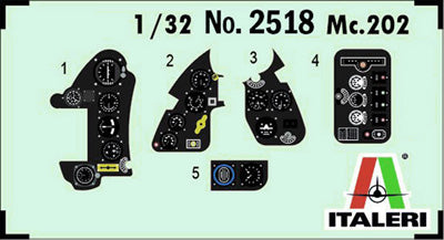1/32 WW.II イタリア空軍 マッキ MC.202 フォルゴーレ（日本語対訳補足説明書付属）