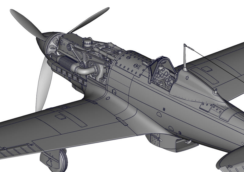 1/32 WW.II イタリア空軍 マッキ MC.202 フォルゴーレ（日本語対訳補足説明書付属）