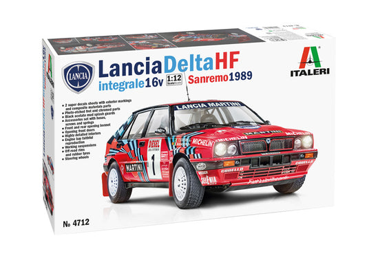 1/12 ランチア デルタ HF インテグラーレ 16V 1989 サンレモラリー（日本語対訳補足説明書付属）